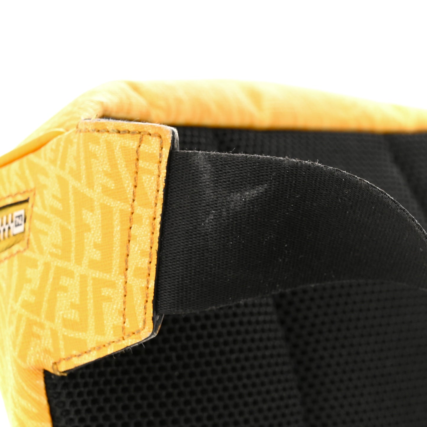 X SARAH COLEMAN Glazed Fabric Vitello Grace Light Micro FF Vertigo Belt Bag Mimosa