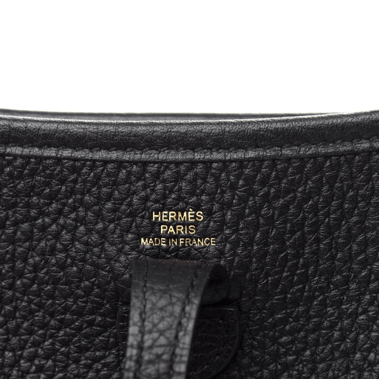 Hermes Taurillon Clemence Evelyne TPM Black 6 of 11