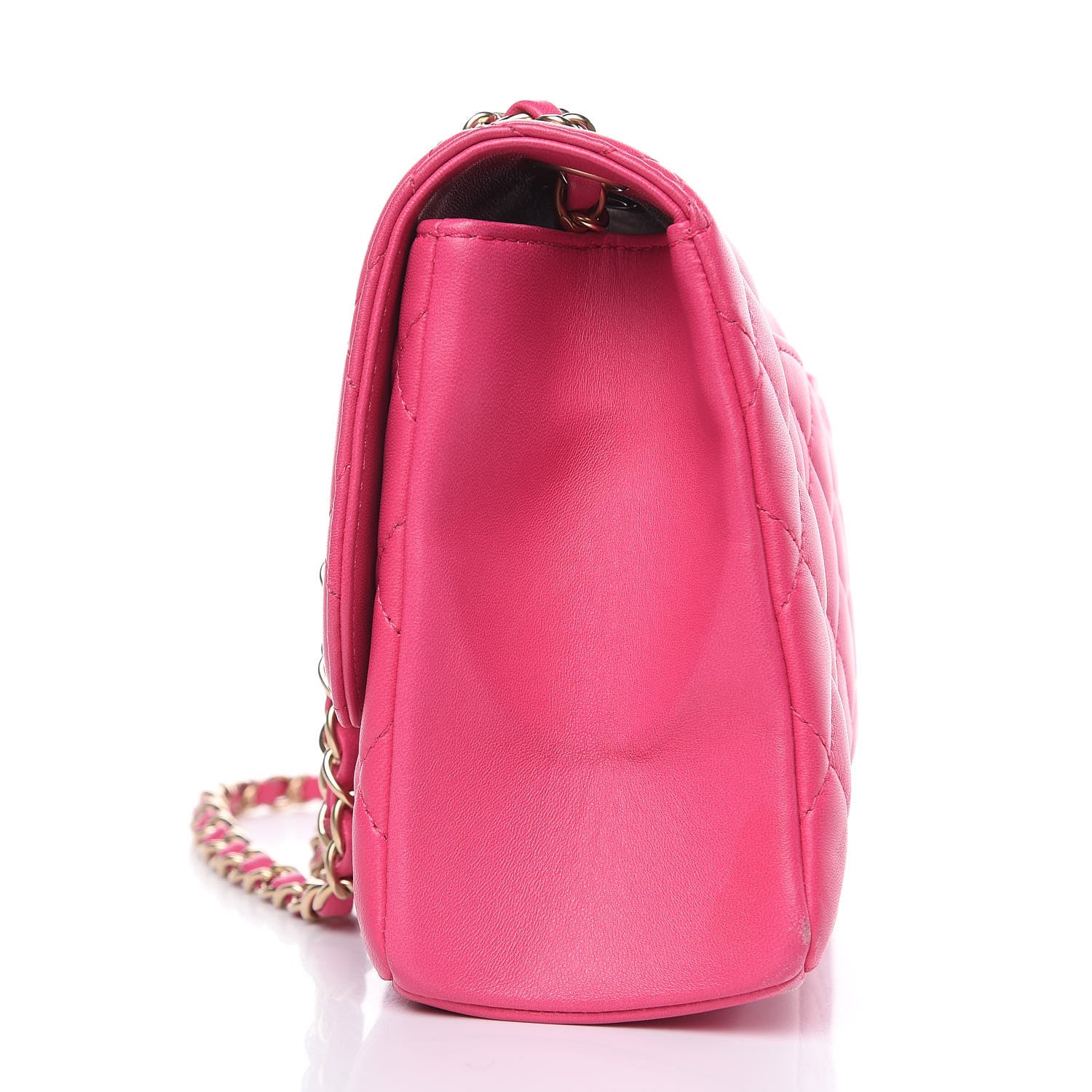 Chanel Lambskin Quilted Medium Mademoiselle Chic Flap Pink 12 of 17