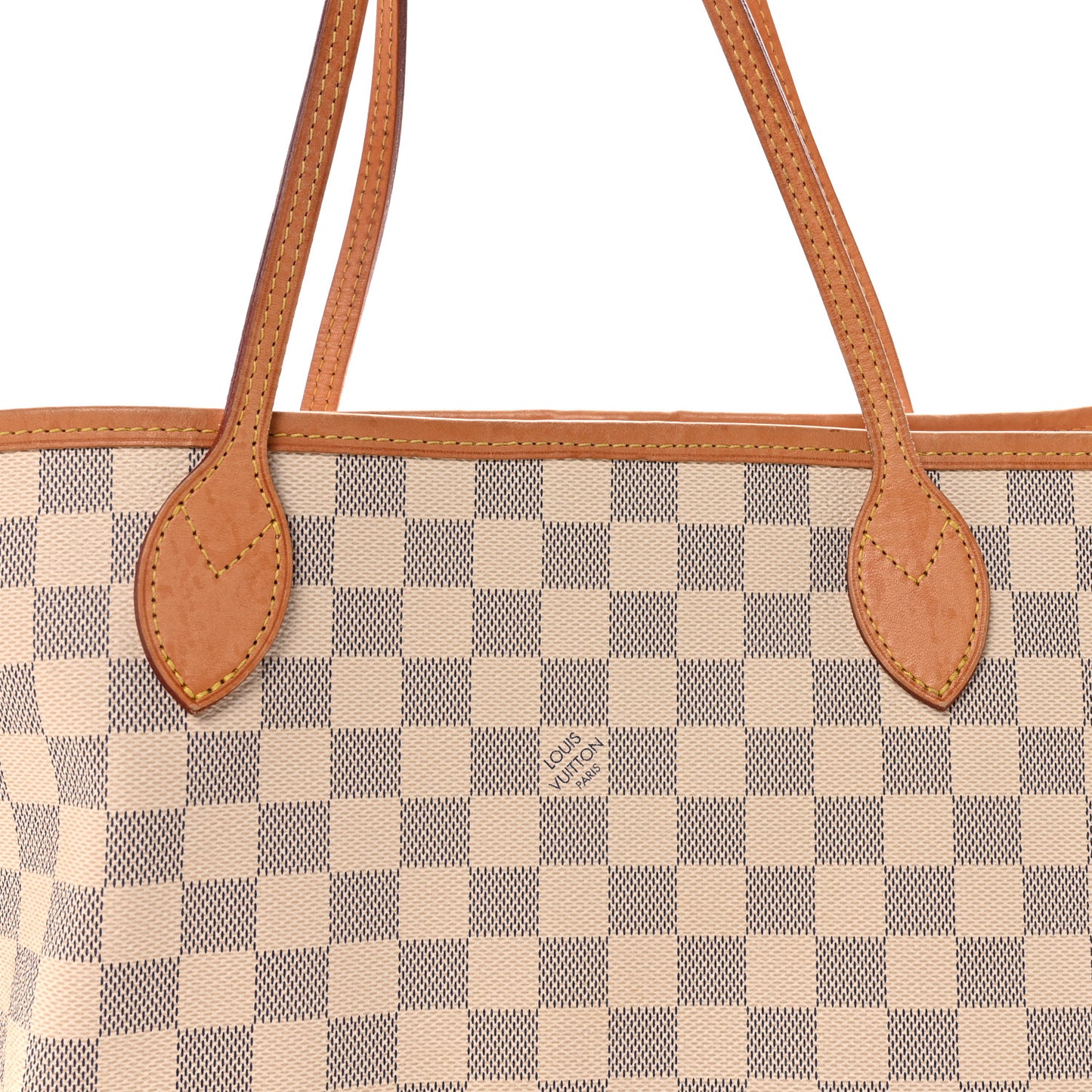 Damier Azur Neo Neverfull MM Rose Ballerine