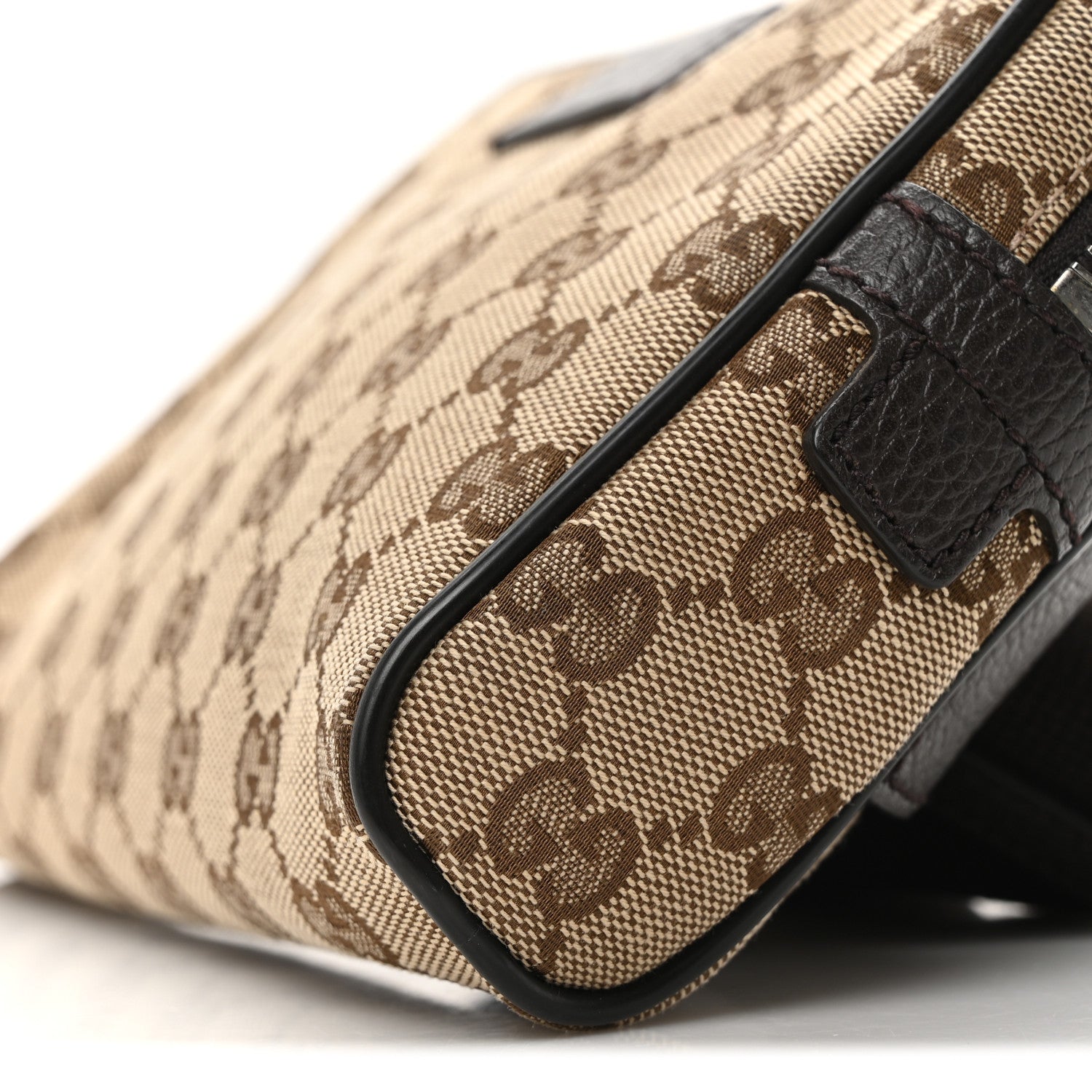 Gucci Monogram Belt Bag Dark Brown 9 of 9
