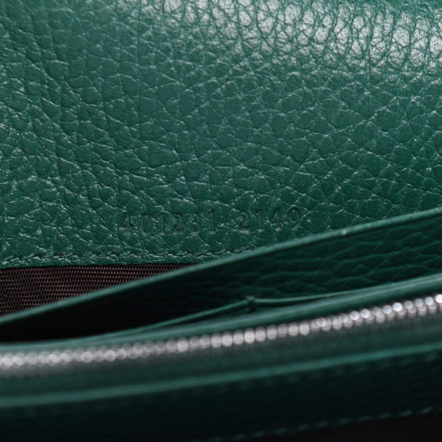 Calfskin Mini Dionysus Chain Wallet Emerald