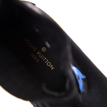 Louis Vuitton Stretch Fabric LV Black Heart Sock Sneaker 37.5 Black 8 of 10