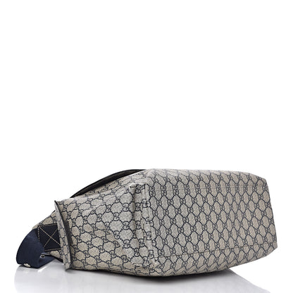Gucci GG Plus Monogram Messenger Diaper Bag Navy 5 of 16