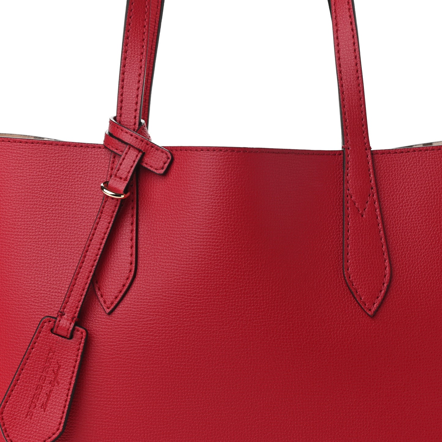Haymarket Check Medium Reversible Tote Red