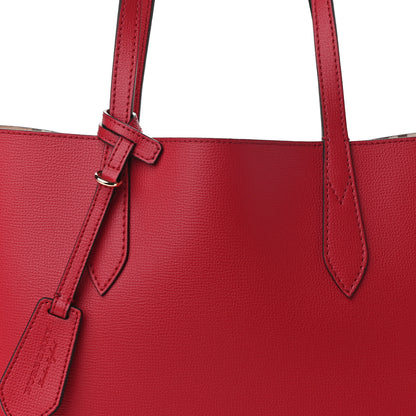 Burberry Haymarket Check Medium Reversible Tote Red 14 of 18