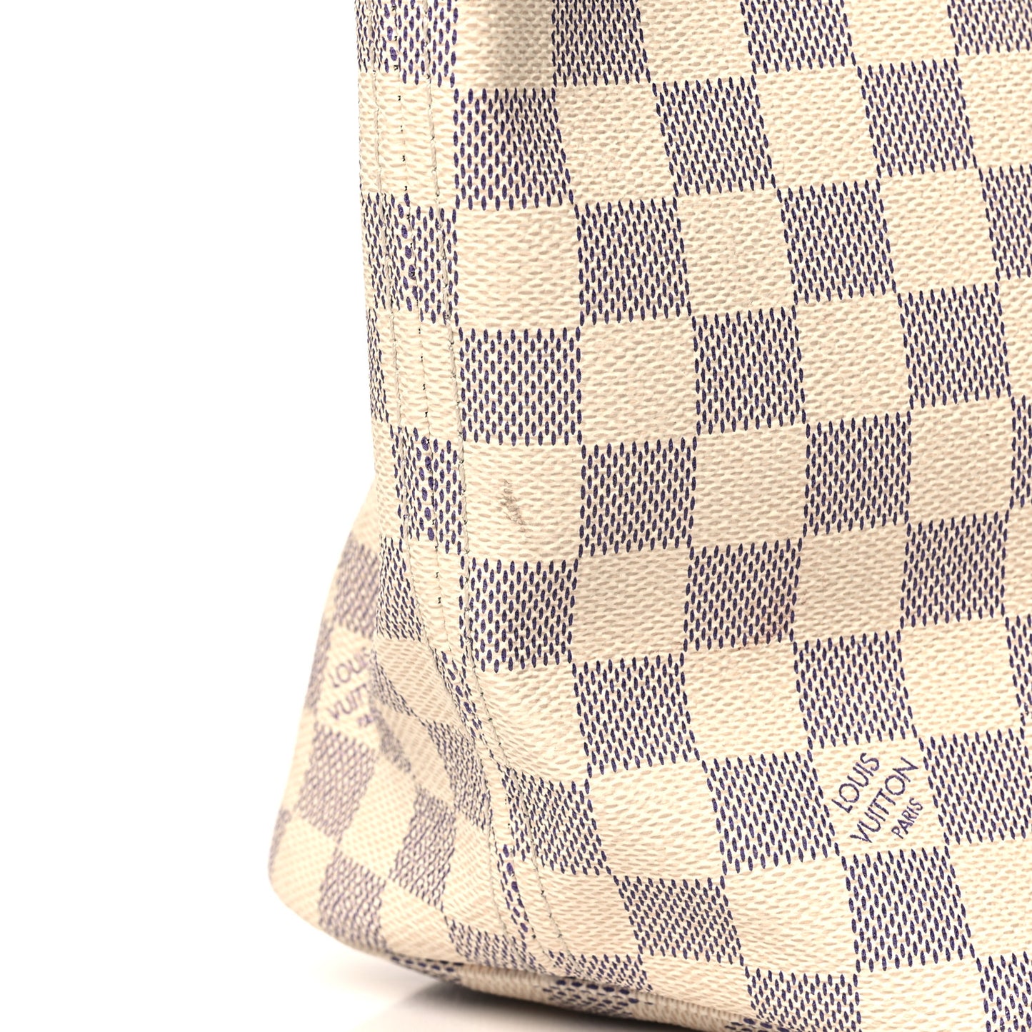 Damier Azur Neo Neverfull MM Rose Ballerine