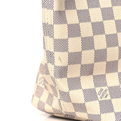 Louis Vuitton Damier Azur Neo Neverfull MM Rose Ballerine 11 of 12