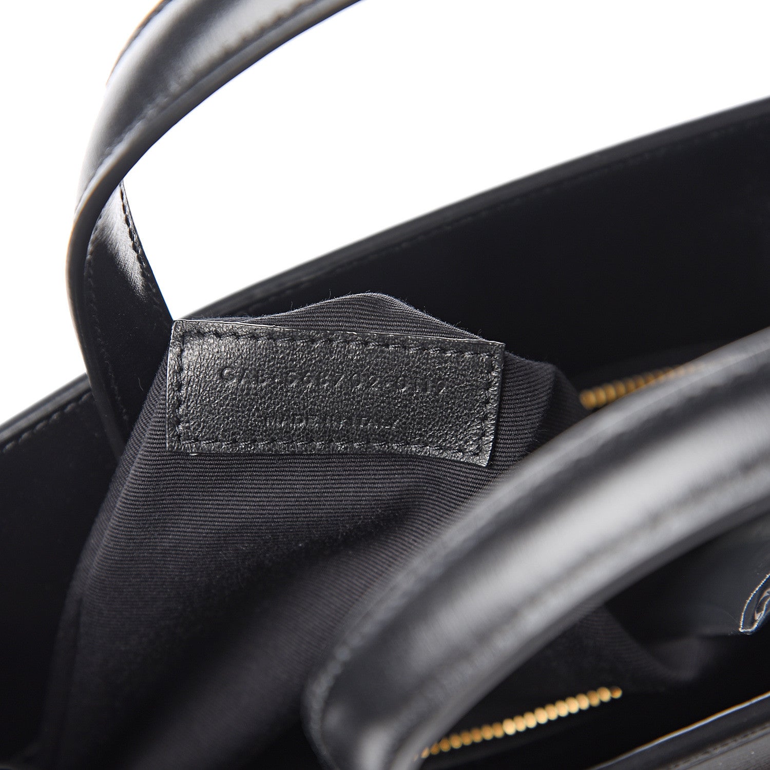 Saint Laurent Calfskin Small Manhattan Shopper Tote Black 6 of 9