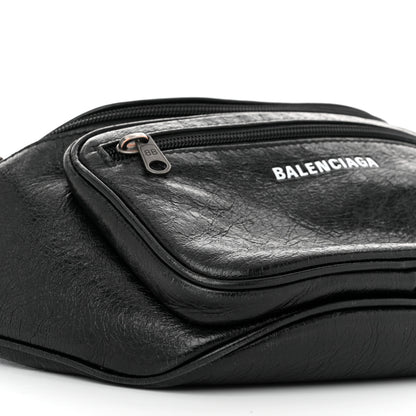 Balenciaga Agneau Arena Weekend Belt Wallet Black 9 of 10