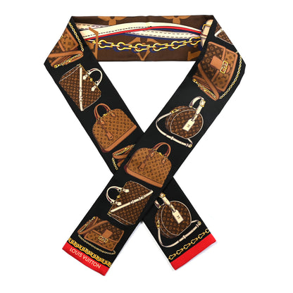 Louis Vuitton Silk Monogram Tribute To Bandeau Marron 1 of 4