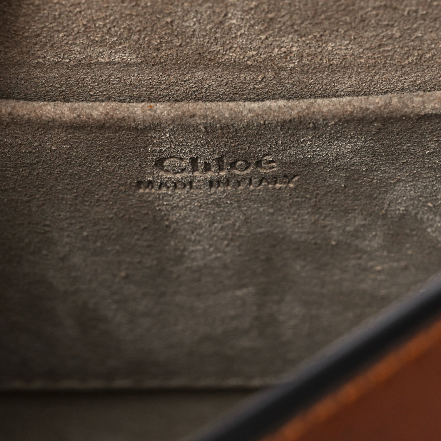 Chloe Calfskin Suede Small Nile Bracelet Bag Caramel 6 of 11