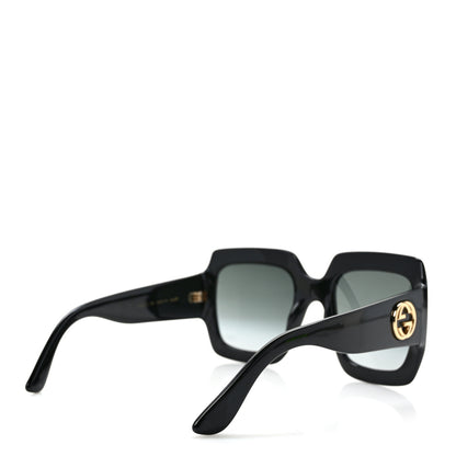 Gucci Acetate Square Frame Sunglasses GG0053S Black 4 of 7