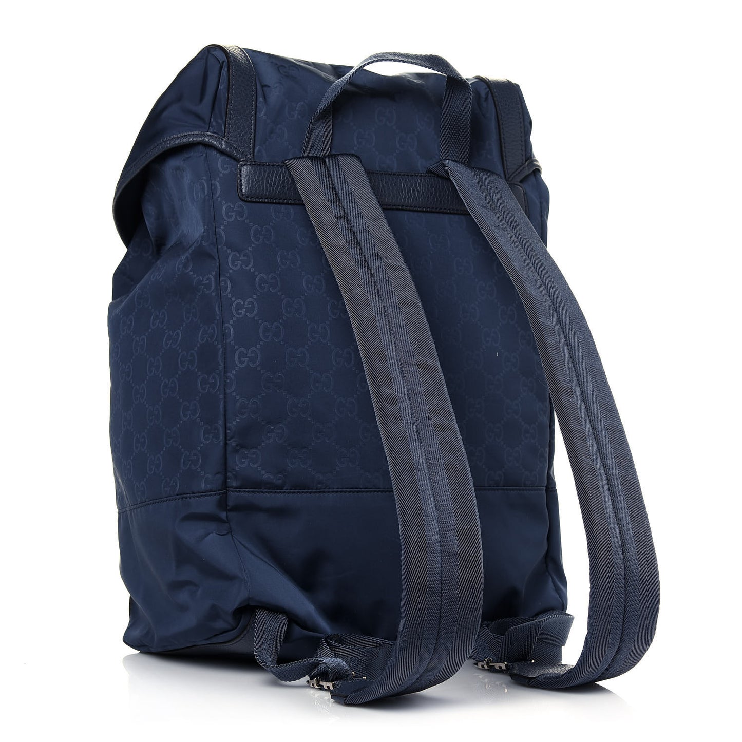Nylon Monogram Medium Light Double Buckle Backpack Tide