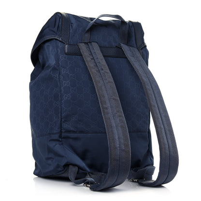 Gucci Nylon Monogram Medium Light Double Buckle Backpack Tide 2 of 11