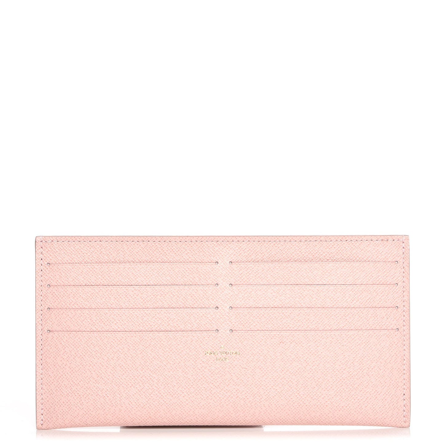 Calfskin Felicie Card Holder Insert Rose Ballerine