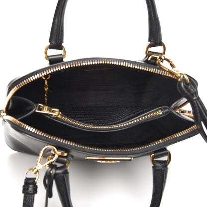 Prada Saffiano Lux Small Promenade Tote Black 5 of 6