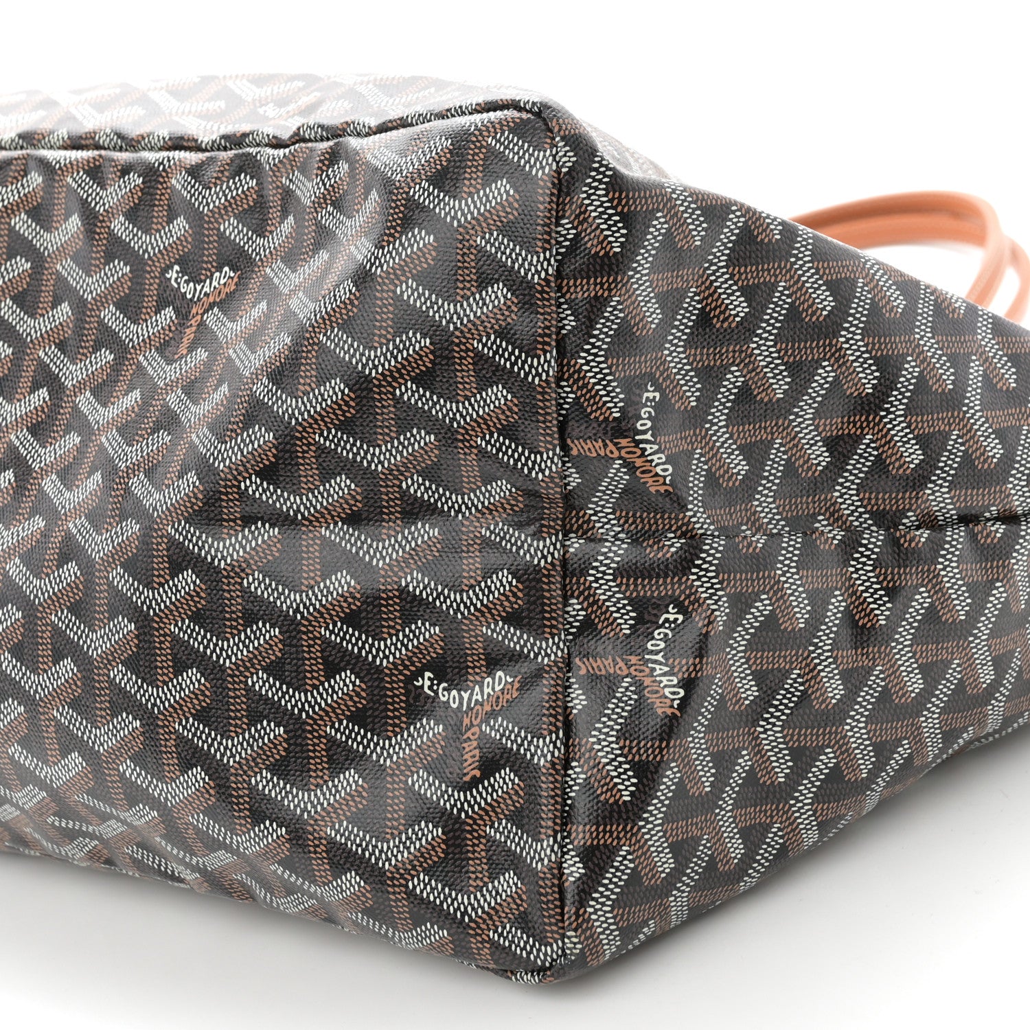 Goyard Goyardine Saint Louis GM Black Gold 11 of 12