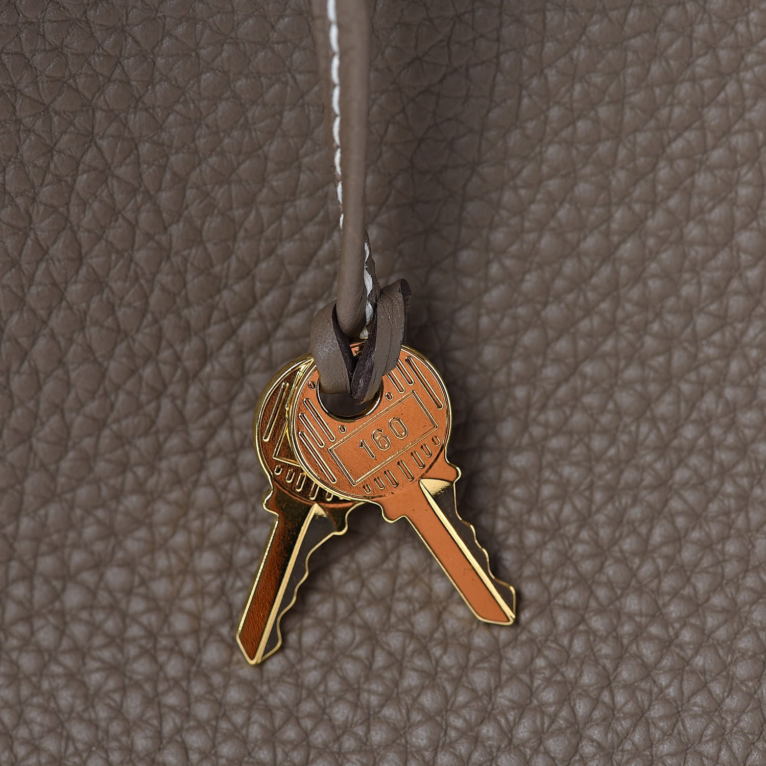 Hermes Taurillon Clemence Birkin 35 Etoupe 21 of 31
