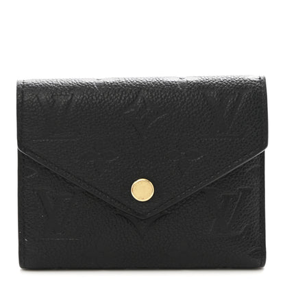 Louis Vuitton Empreinte Victorine Wallet Black 1 of 8