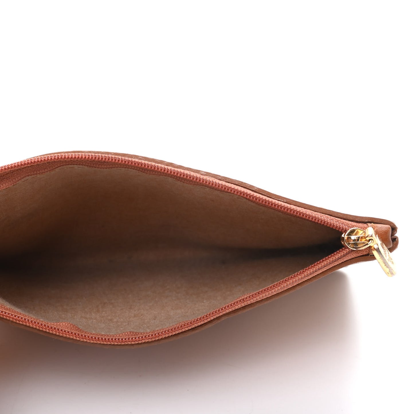 Visetos Wristlet Pouch Cognac