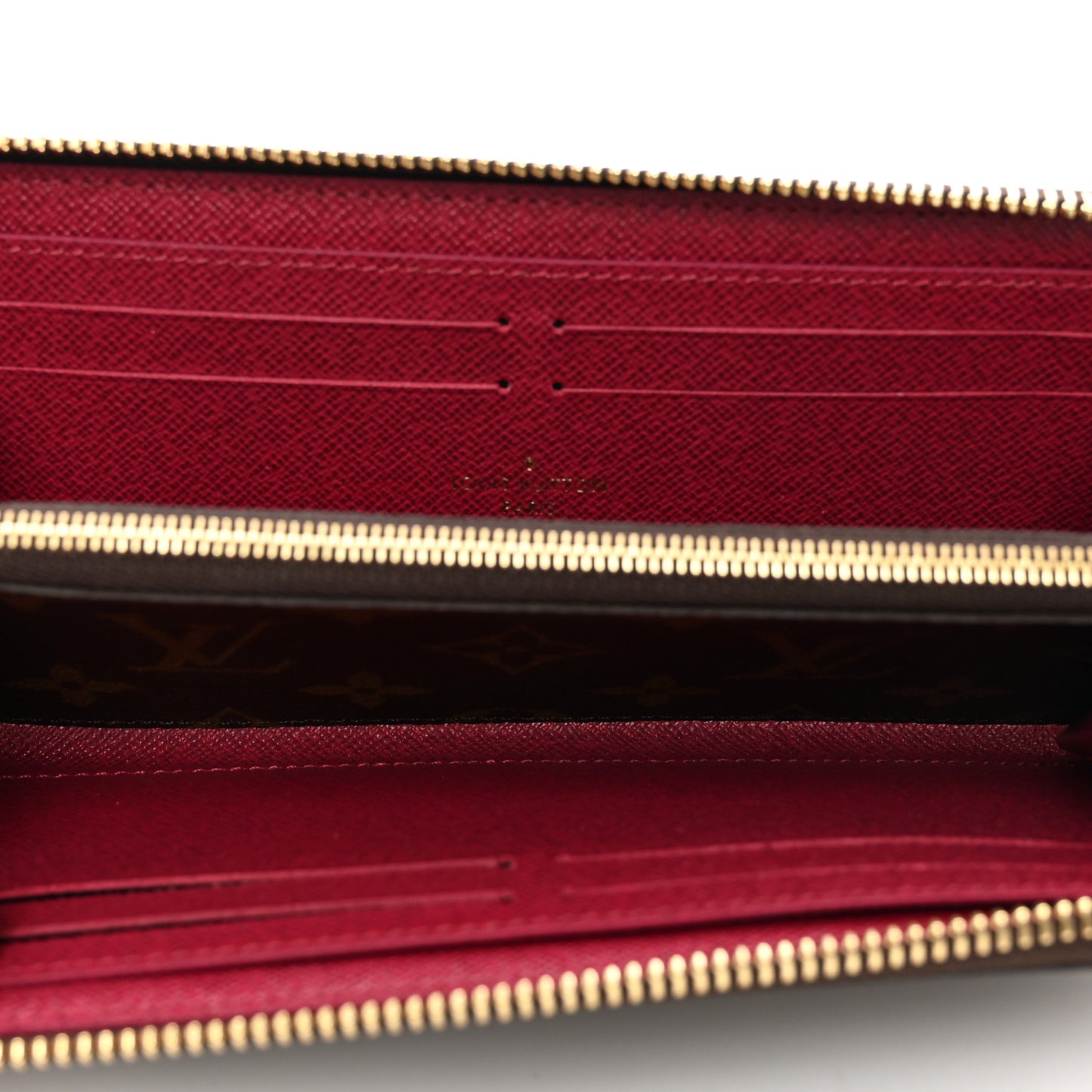 Monogram Clemence Wallet Fuchsia