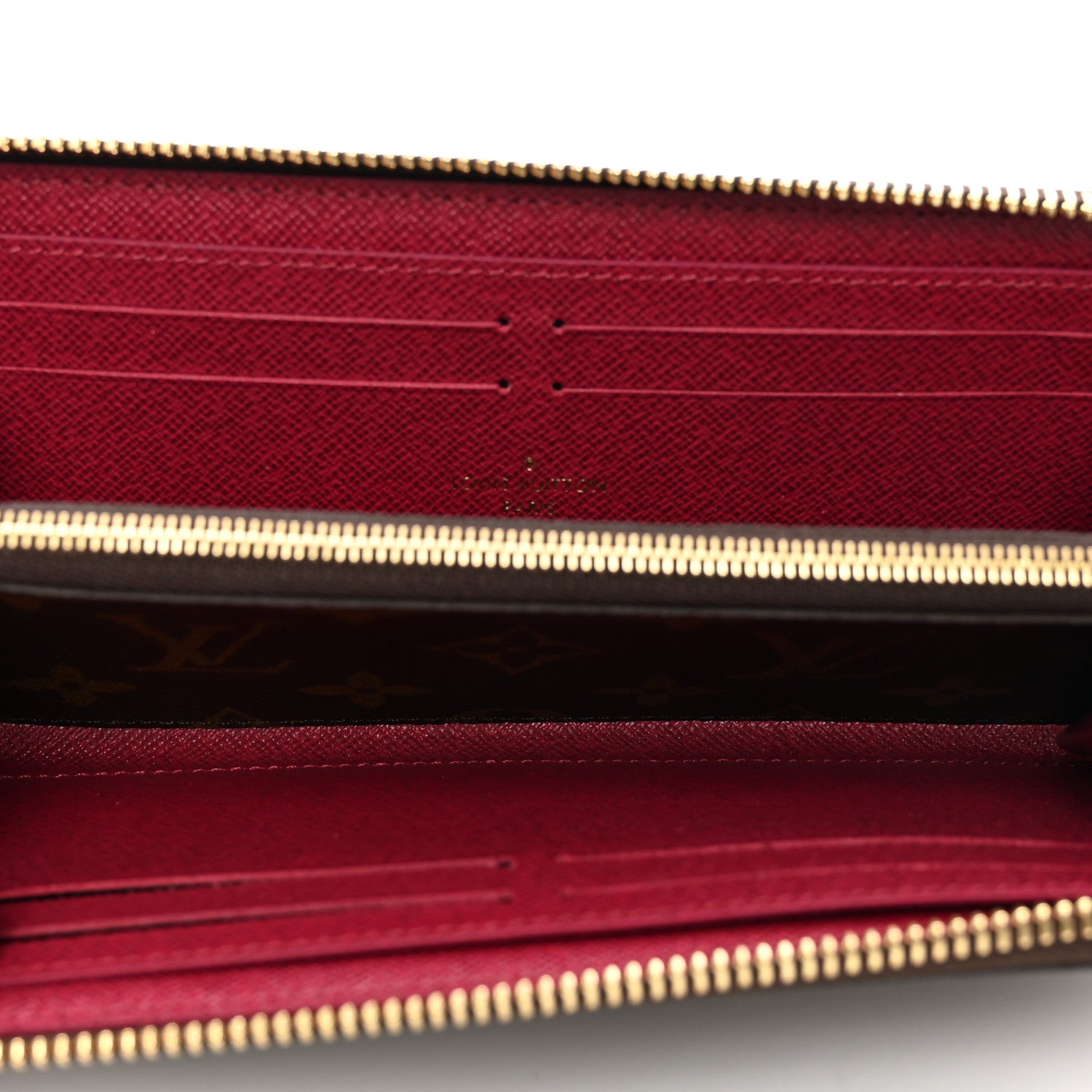 Louis Vuitton Monogram Clemence Wallet Fuchsia 5 of 7