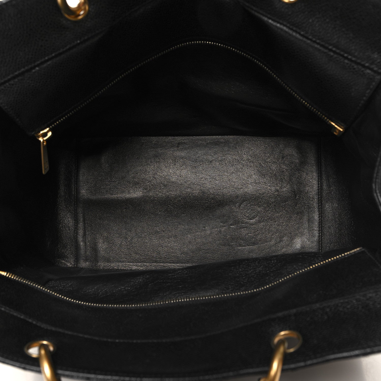 Chanel Caviar Quilted Grand Timeless Shopping Tote GTT Black 5 of 12