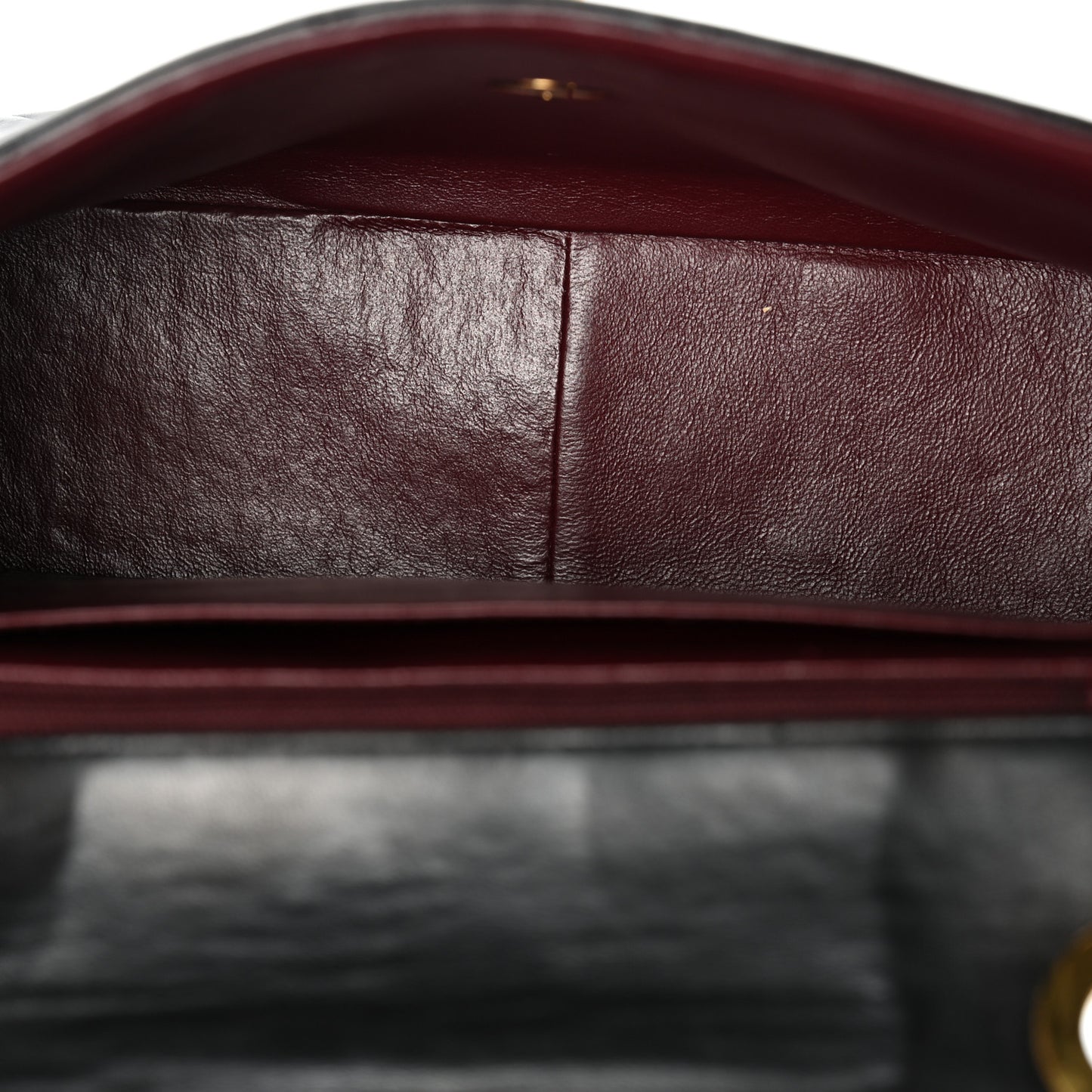 Lambskin Quilted Medium Single Flap Black