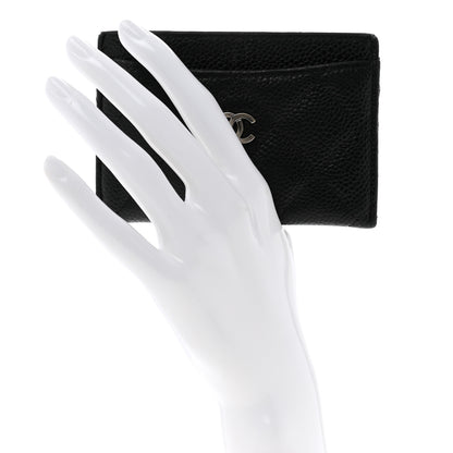 Chanel Caviar Quilted Card Holder Black 2 of 9