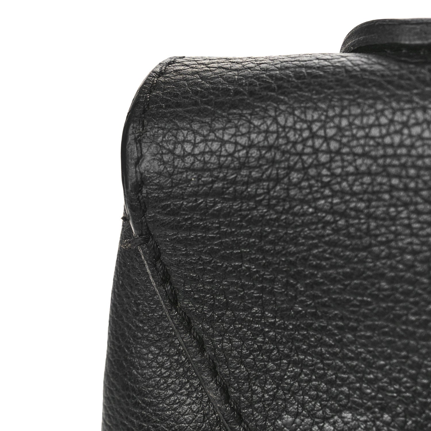 Louis Vuitton Calfskin Lockme MM Black 12 of 13