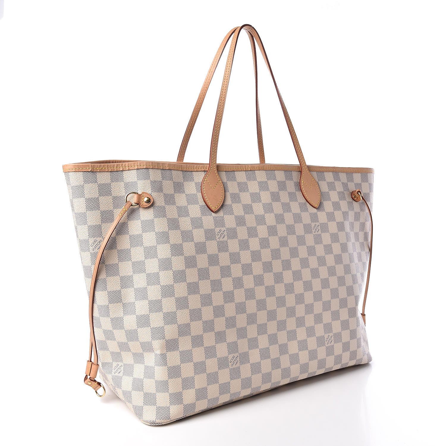 Louis Vuitton Damier Azur Neo Neverfull GM Rose Ballerine 4 of 12