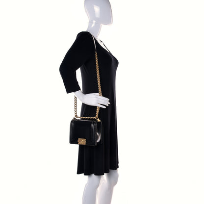 Chanel Calfskin Mini Boy Flap Black 2 of 12