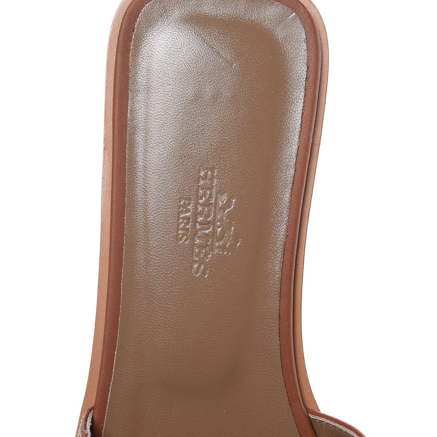 Box Calfskin Oran Sandals 37 Gold