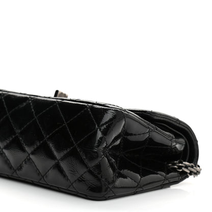 Chanel Crinkled Patent Quilted 2.55 Reissue 224 Flap Black 10 of 10