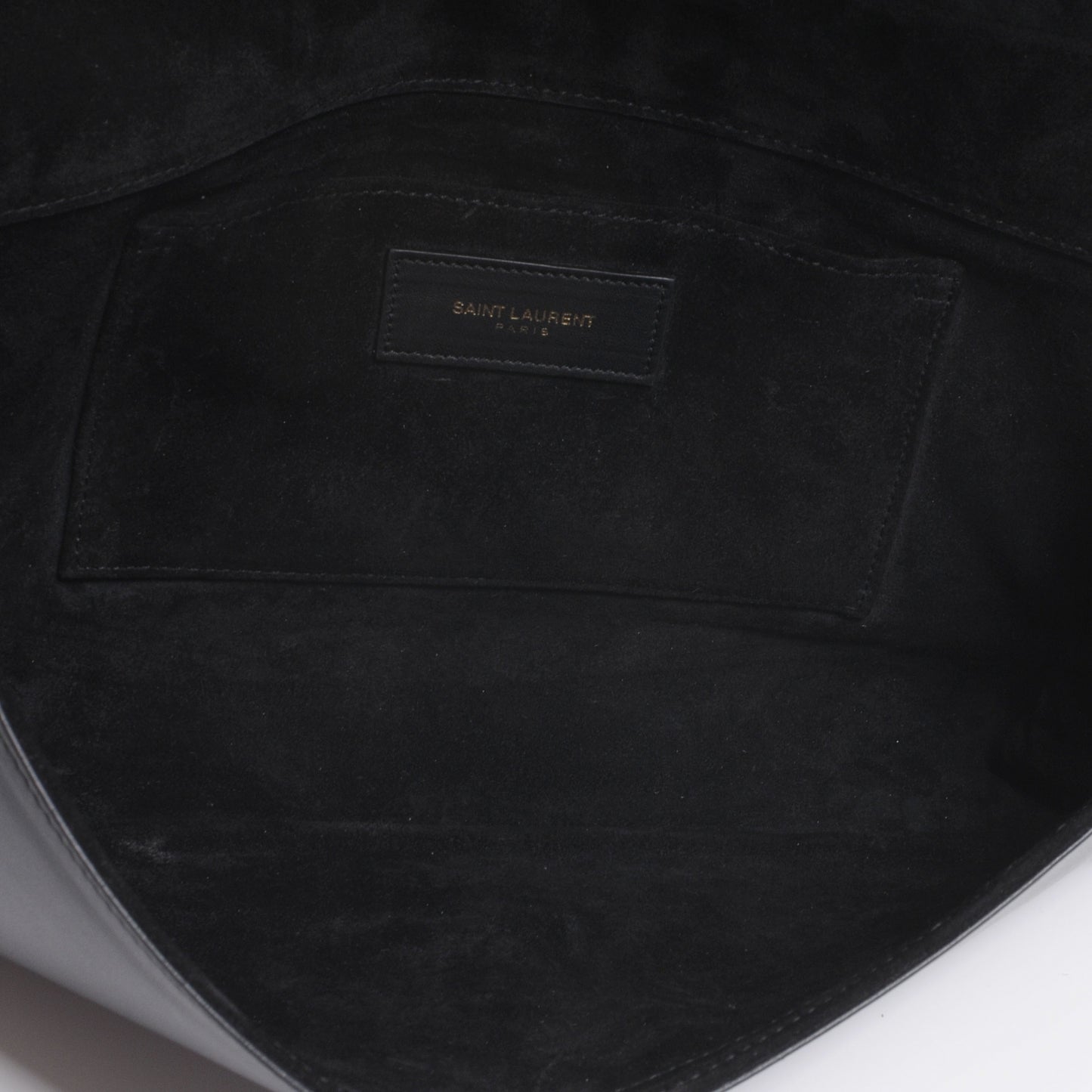 Leather ChYc Clutch Black