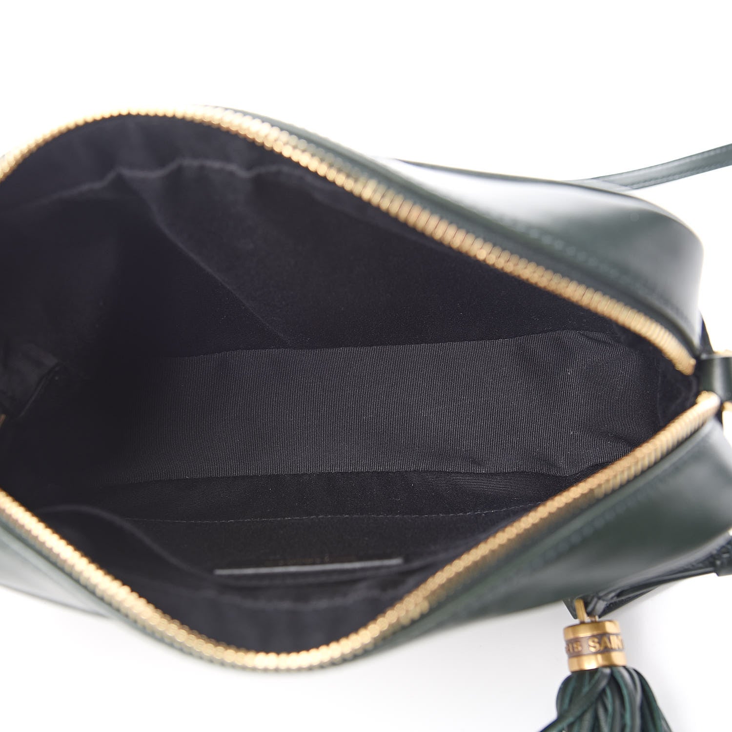 Saint Laurent Calfskin Matelasse Monogram Lou Camera Bag Green 5 of 11