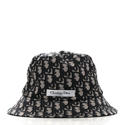Christian Dior Oblique Reversible Teddy-D Brim Bucket Hat 57 Blue 5 of 15