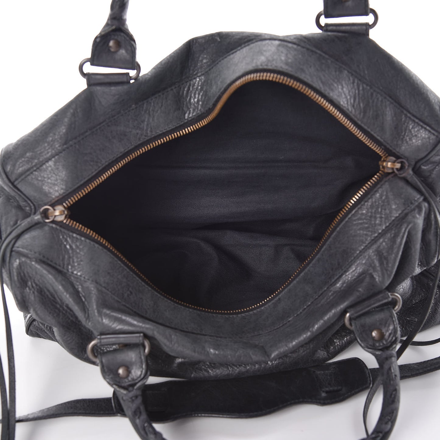 Agneau Classic Hardware Twiggy Black
