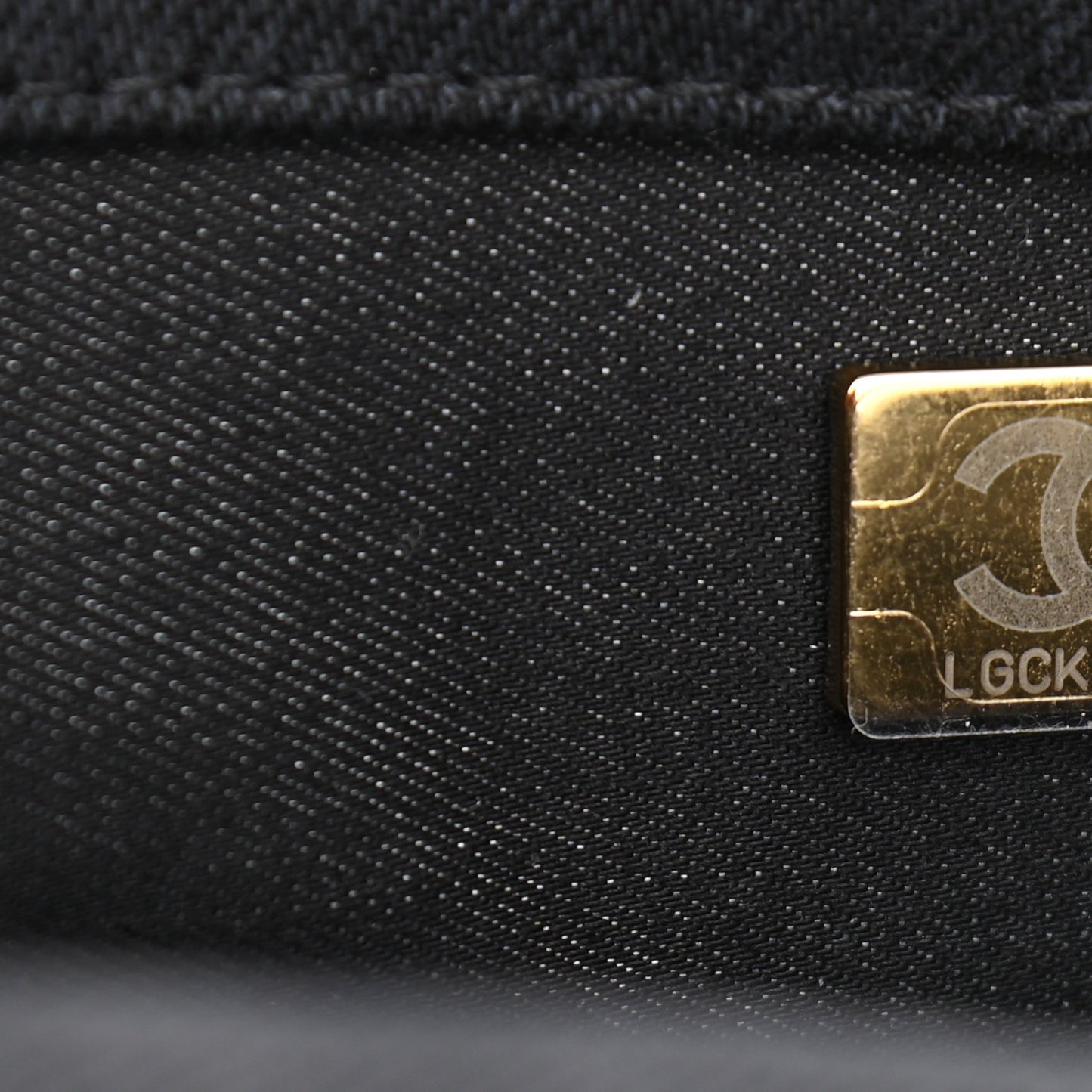 Denim Quilted Denim Mood Mini Rectangular Flap Black Multicolor