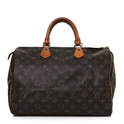 Louis Vuitton Monogram Speedy 35 1 of 19