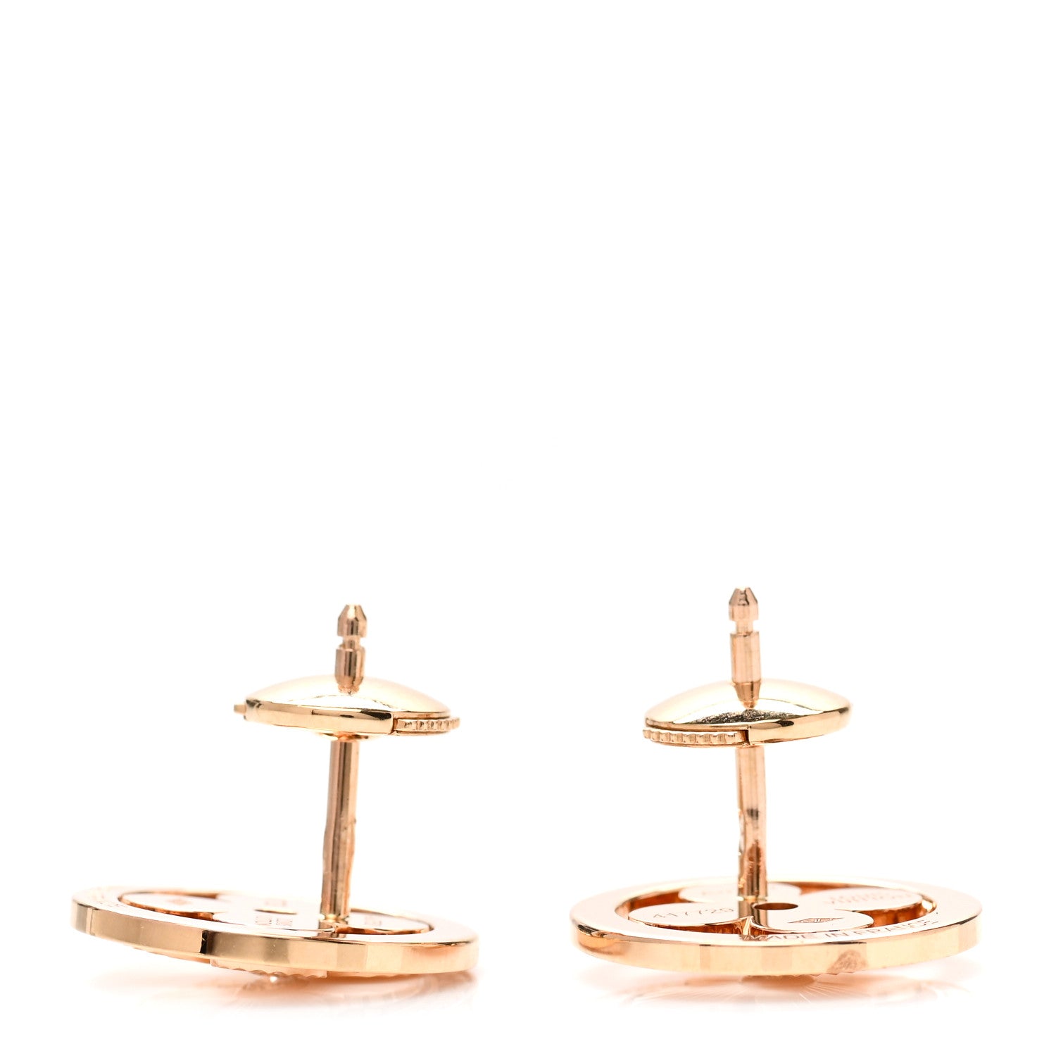 Louis Vuitton 18K Pink Gold Diamond Blossom Stud Earrings 3 of 4