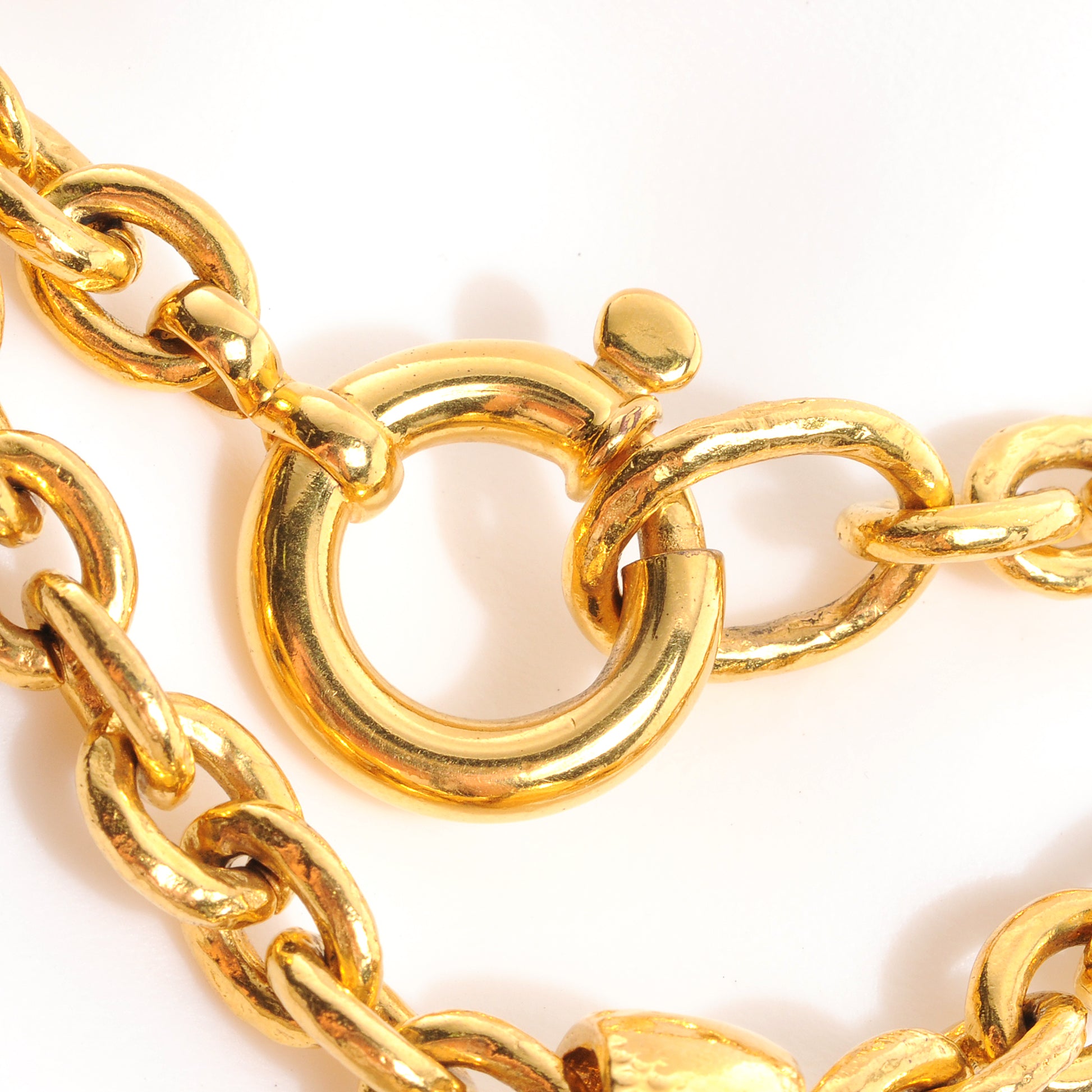 Chanel Quilted CC Long Chain Necklace Gold 5 of 6