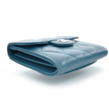 Chanel Lambskin Coin Purse Turquoise 3 of 6
