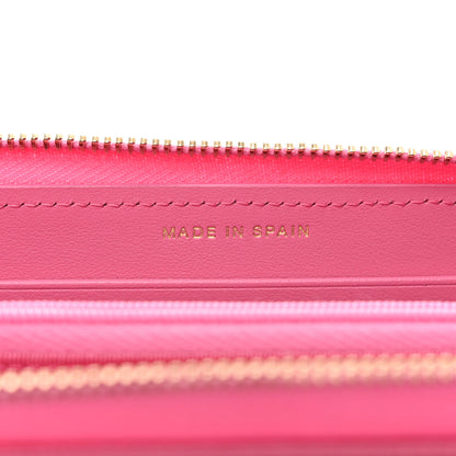 Chanel Caviar Quilted Medium Zip Around Wallet Pink 7 of 9