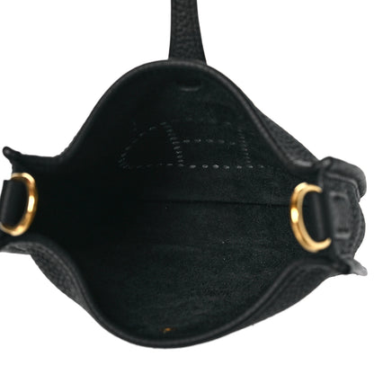 Hermes Taurillon Clemence Evelyne TPM Black 5 of 9