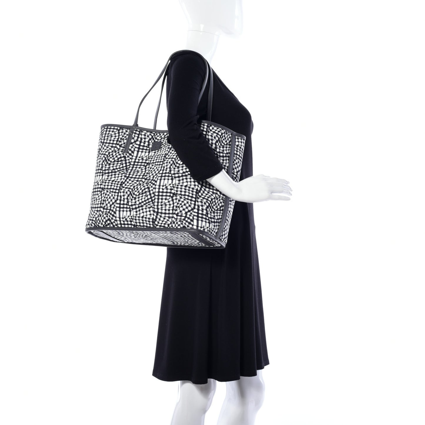 Visetos Medium Reversible Shopper Tote Phantom Grey
