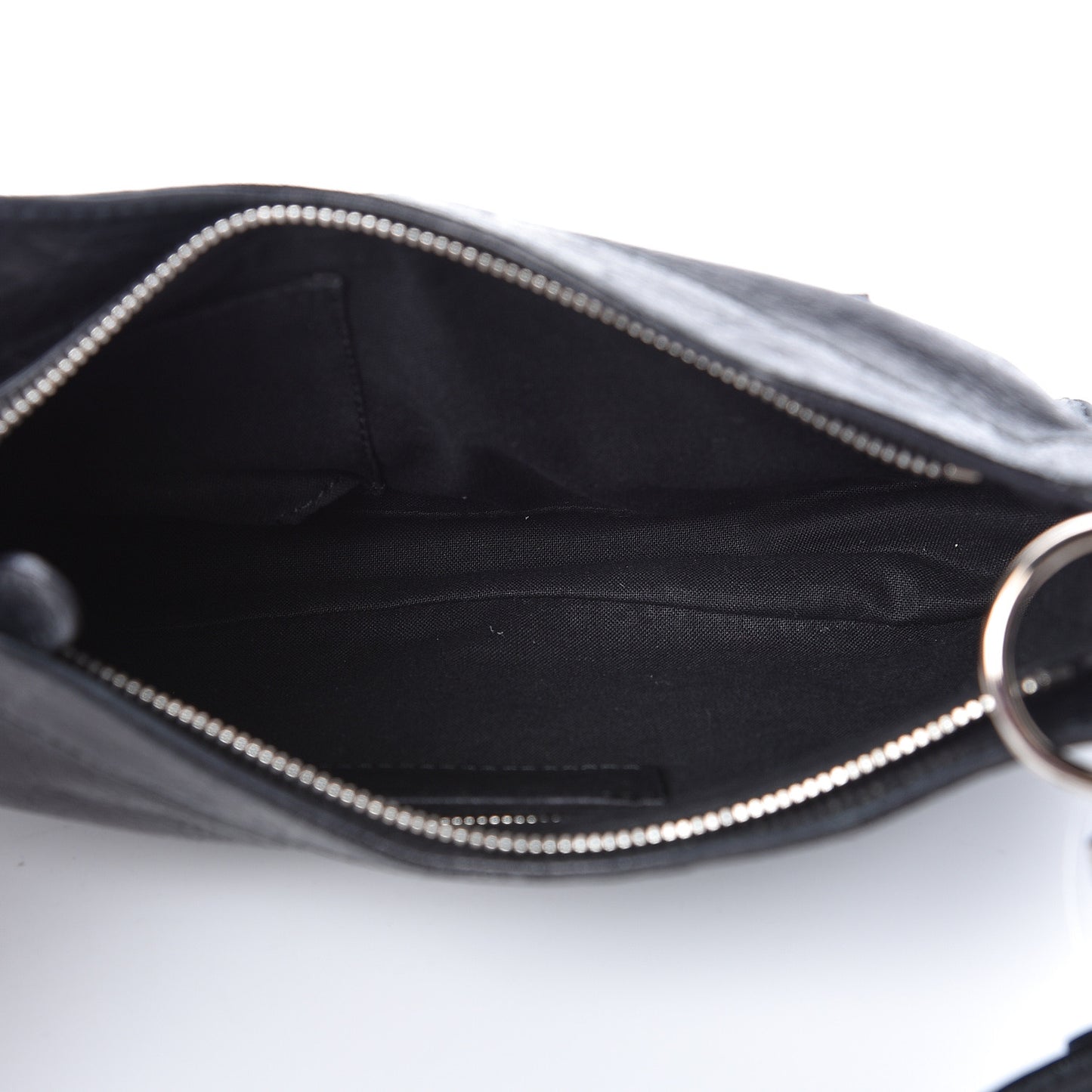 Agneau Giant 12 Silver Hardware Hip Black