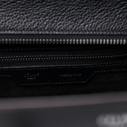 Celine Drummed Calfskin Micro Luggage Black 6 of 9