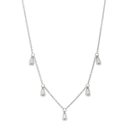 Tiffany Sterling Silver Elsa Peretti Teardrops Necklace 1 of 4